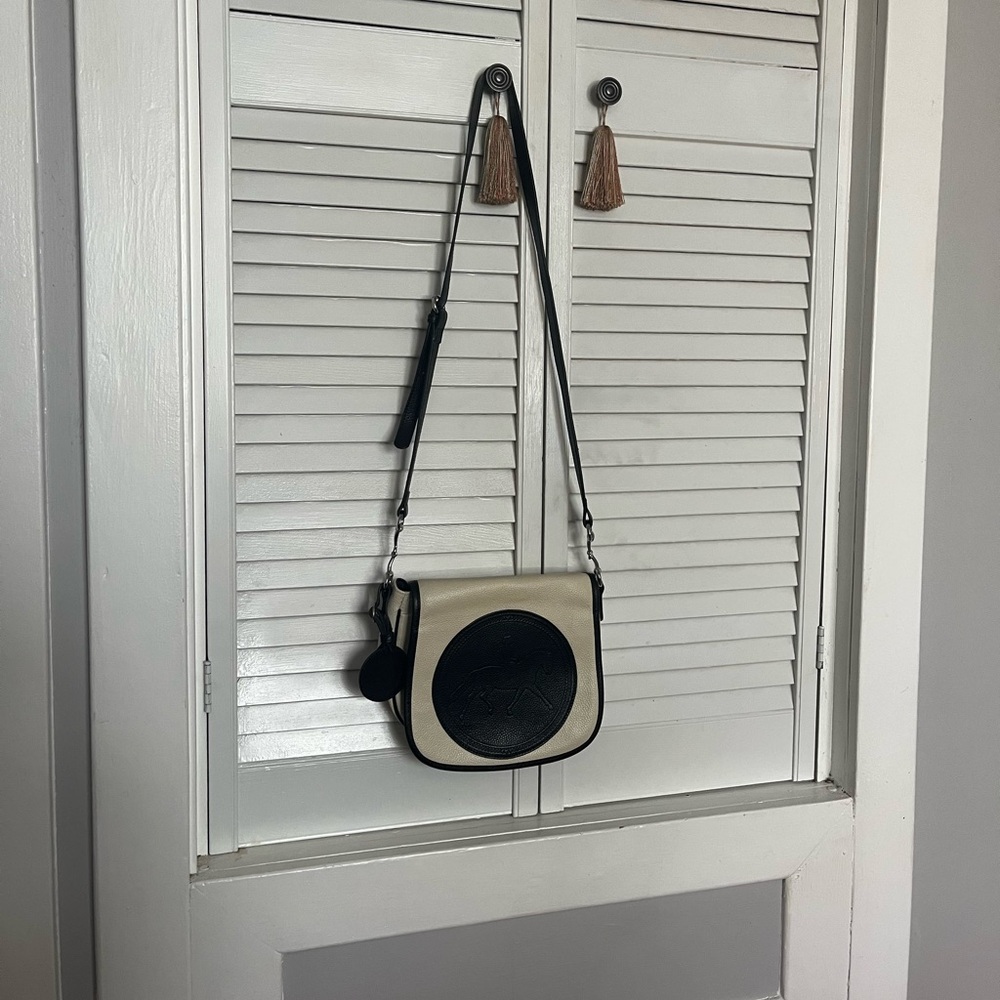 Stylish Black and Cream Women's Bag Tucker Tweed